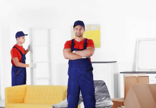 Commercial movers planning an office relocation in Westminster