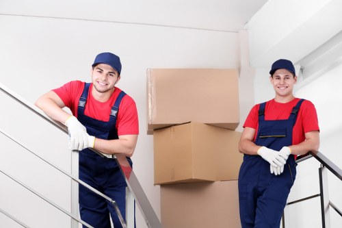 House movers helping with a residential move in Westminster