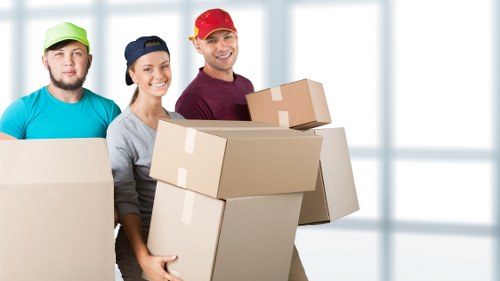 Packing and loading household items for a Westminster relocation