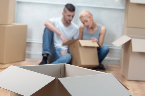 Packing and furniture moving service for a Westminster home
