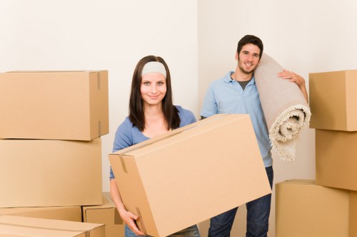 Donated furniture and household items prepared for charity reuse in Westminster