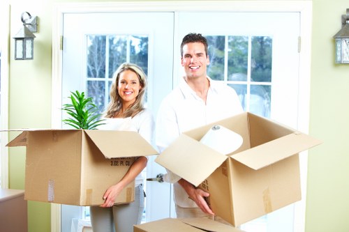 Careful packing and furniture handling during a Westminster move